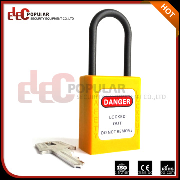 Slim Non Conductive Nylon Short Shackle Cadenas de sécurité ABS (EP-8531N)